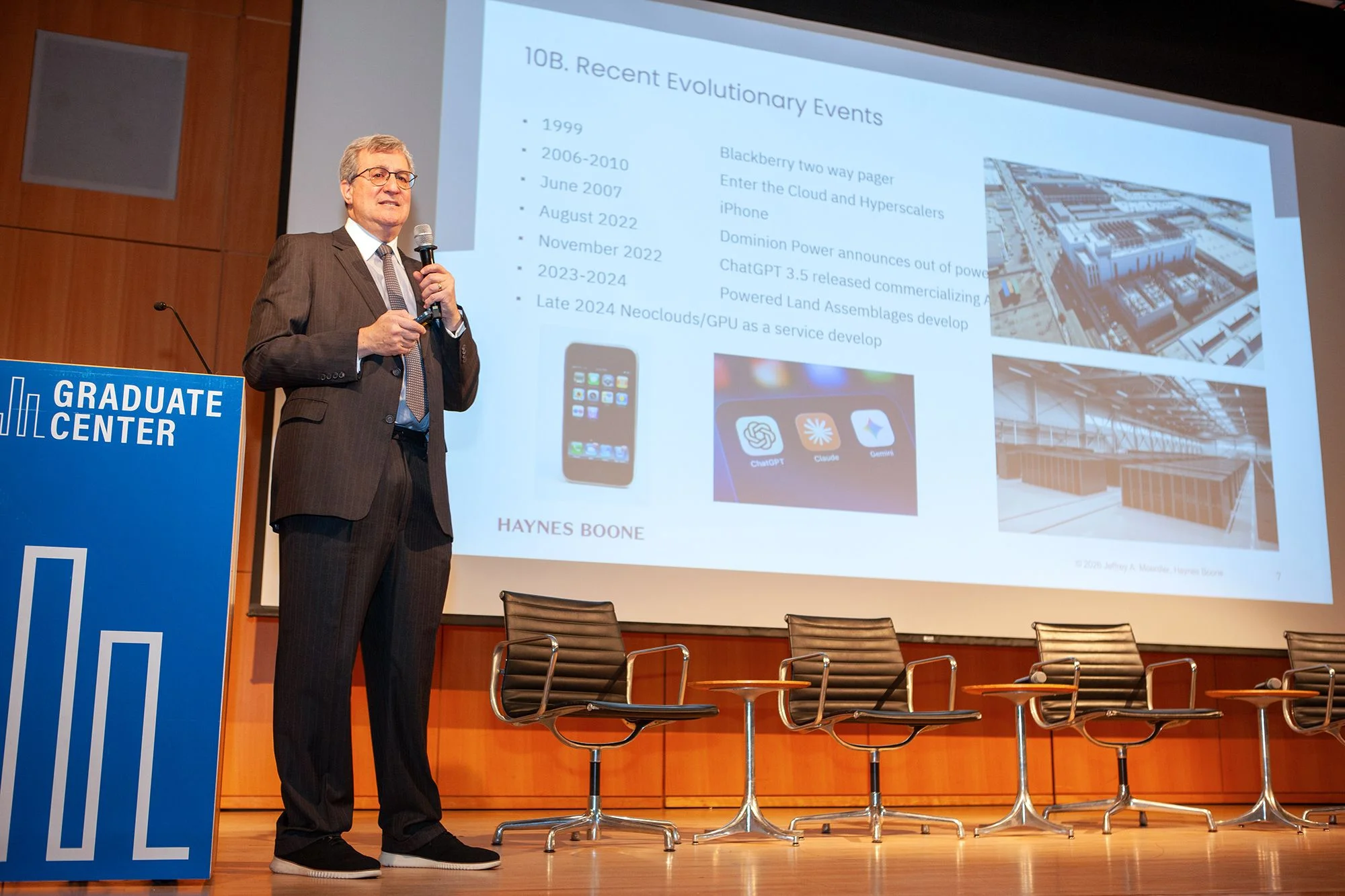 Jeff Moerdler delivers the market report and outlook at the Commercial Observer Data Center Development & Infrastructure Agenda.