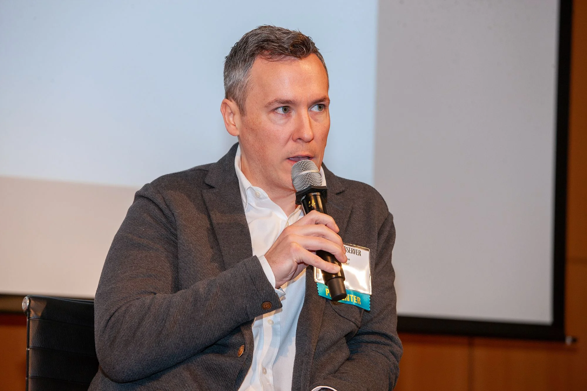 Gavin Flynn speaks at the Commercial Observer Data Center Development & Infrastructure Agenda.