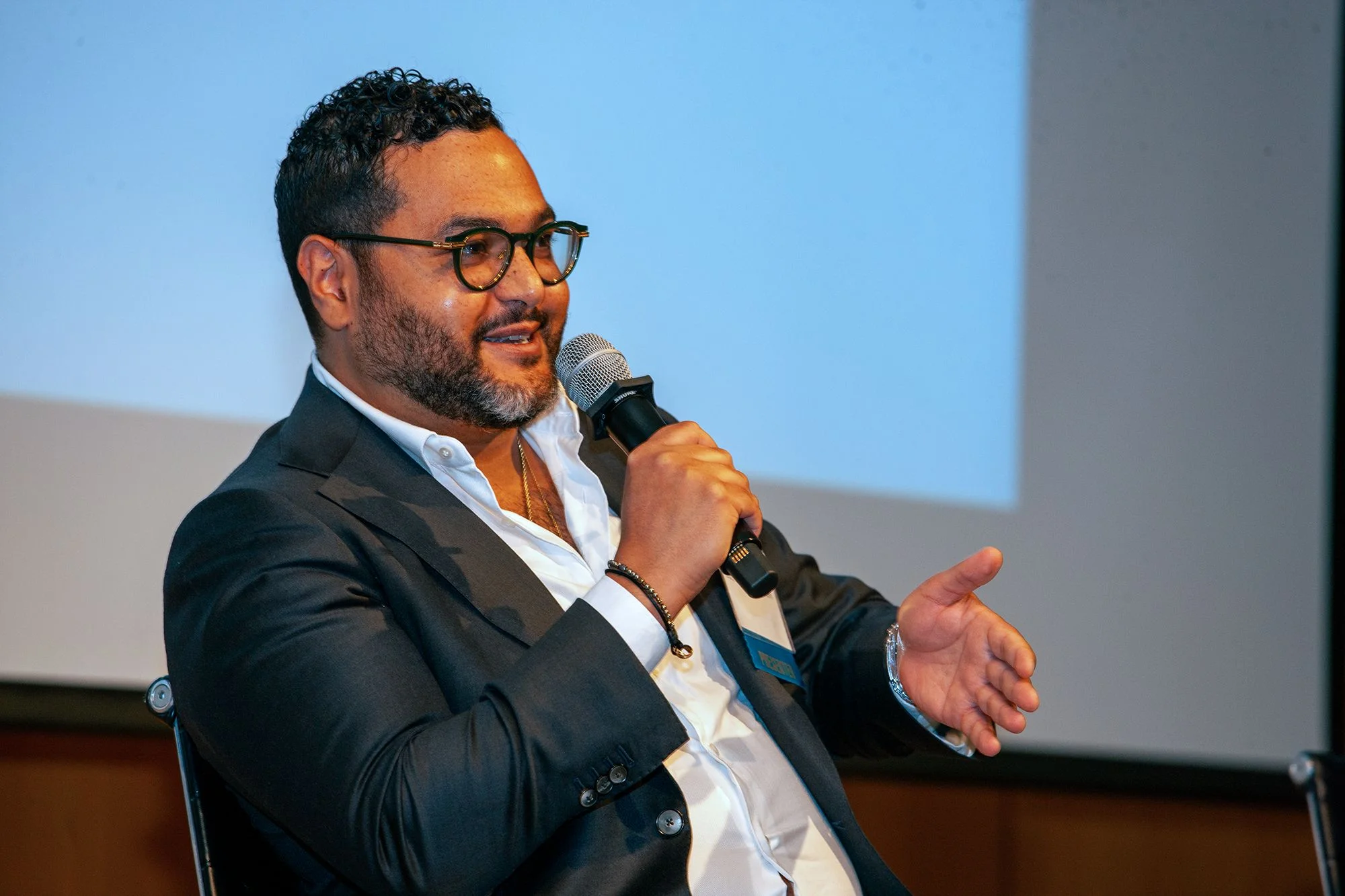 Amir Abdu speaks at the Commercial Observer Data Center Development & Infrastructure Agenda.